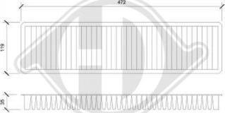 Diederichs DCI1804 - Filter, interior air autospares.lv