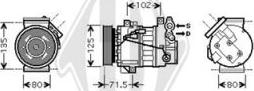 Diederichs DCK1494 - Compressor, air conditioning autospares.lv