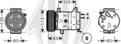 Diederichs DCK1498 - Compressor, air conditioning autospares.lv