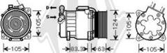 Diederichs DCK1444 - Compressor, air conditioning autospares.lv