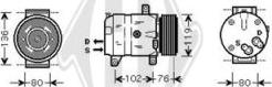 Diederichs DCK1462 - Compressor, air conditioning autospares.lv