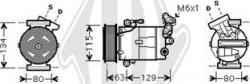 Diederichs DCK1489 - Compressor, air conditioning autospares.lv