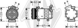 Diederichs DCK1482 - Compressor, air conditioning autospares.lv