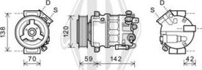 Diederichs DCK1430 - Compressor, air conditioning autospares.lv