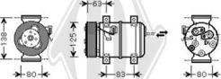 Diederichs DCK1591 - Compressor, air conditioning autospares.lv