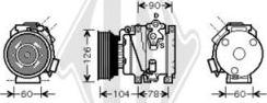 Diederichs DCK1541 - Compressor, air conditioning autospares.lv