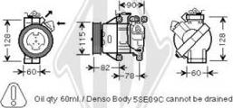 Diederichs DCK1550 - Compressor, air conditioning autospares.lv