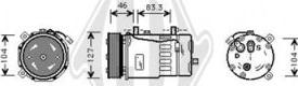 Diederichs DCK1568 - Compressor, air conditioning autospares.lv