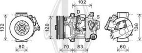 Diederichs DCK1562 - Compressor, air conditioning autospares.lv