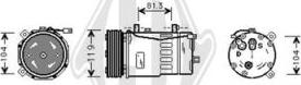 Diederichs DCK1567 - Compressor, air conditioning autospares.lv