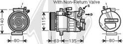 Diederichs DCK1507 - Compressor, air conditioning autospares.lv