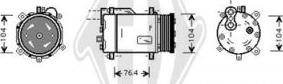 Diederichs DCK1574 - Compressor, air conditioning autospares.lv