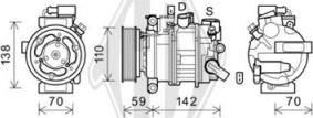 Diederichs DCK1694 - Compressor, air conditioning autospares.lv