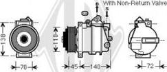 Diederichs DCK1692 - Compressor, air conditioning autospares.lv