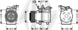 Diederichs DCK1673 - Compressor, air conditioning autospares.lv