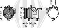 Diederichs DCK1677 - Compressor, air conditioning autospares.lv