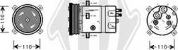 Diederichs DCK1006 - Compressor, air conditioning autospares.lv