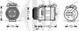 Diederichs DCK1082 - Compressor, air conditioning autospares.lv