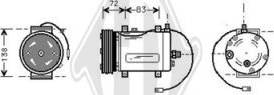 Diederichs DCK1036 - Compressor, air conditioning autospares.lv