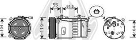 Diederichs DCK1026 - Compressor, air conditioning autospares.lv