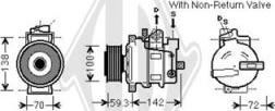 Diederichs DCK1075 - Compressor, air conditioning autospares.lv