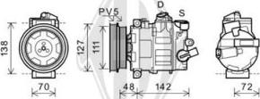 Diederichs DCK1078 - Compressor, air conditioning autospares.lv