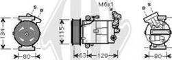 Diederichs DCK1197 - Compressor, air conditioning autospares.lv