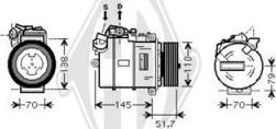 Diederichs DCK1106 - Compressor, air conditioning autospares.lv