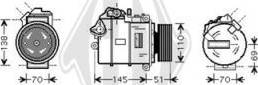 Diederichs DCK1103 - Compressor, air conditioning autospares.lv