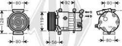 Diederichs DCK1185 - Compressor, air conditioning autospares.lv