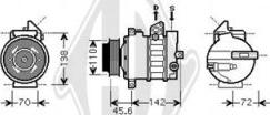 Diederichs DCK1358 - Compressor, air conditioning autospares.lv