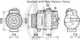 Diederichs DCK1369 - Compressor, air conditioning autospares.lv