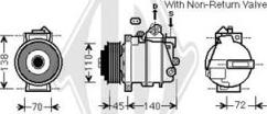 Diederichs DCK1364 - Compressor, air conditioning autospares.lv