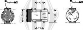 Diederichs DCK1244 - Compressor, air conditioning autospares.lv