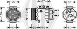 Diederichs DCK1259 - Compressor, air conditioning autospares.lv