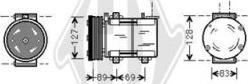 Diederichs DCK1255 - Compressor, air conditioning autospares.lv