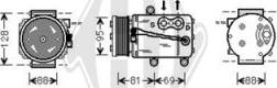 Diederichs DCK1256 - Compressor, air conditioning autospares.lv