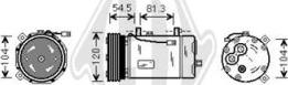 Diederichs DCK1253 - Compressor, air conditioning autospares.lv