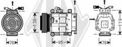 Diederichs DCK1208 - Compressor, air conditioning autospares.lv