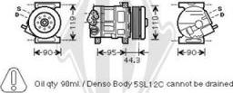 Diederichs DCK1217 - Compressor, air conditioning autospares.lv