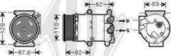 Diederichs DCK1282 - Compressor, air conditioning autospares.lv