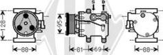 Diederichs DCK1277 - Compressor, air conditioning autospares.lv