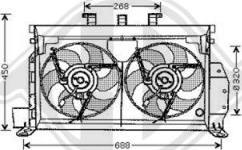 Diederichs DCL1058 - Fan, radiator autospares.lv