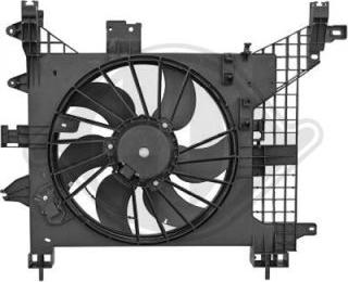 Diederichs DCL1076 - Fan, radiator autospares.lv