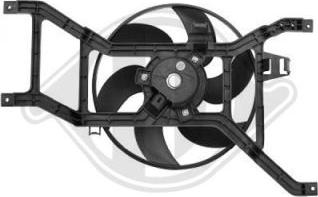 Diederichs DCL1073 - Fan, radiator autospares.lv