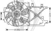 Diederichs DCL1151 - Fan, radiator autospares.lv