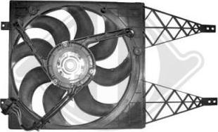Diederichs DCL1213 - Fan, radiator autospares.lv