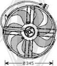 Diederichs DCL1212 - Fan, radiator autospares.lv