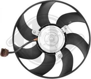 Diederichs DCL1229 - Fan, radiator autospares.lv