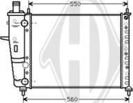 Diederichs DCM1954 - Radiator, engine cooling autospares.lv